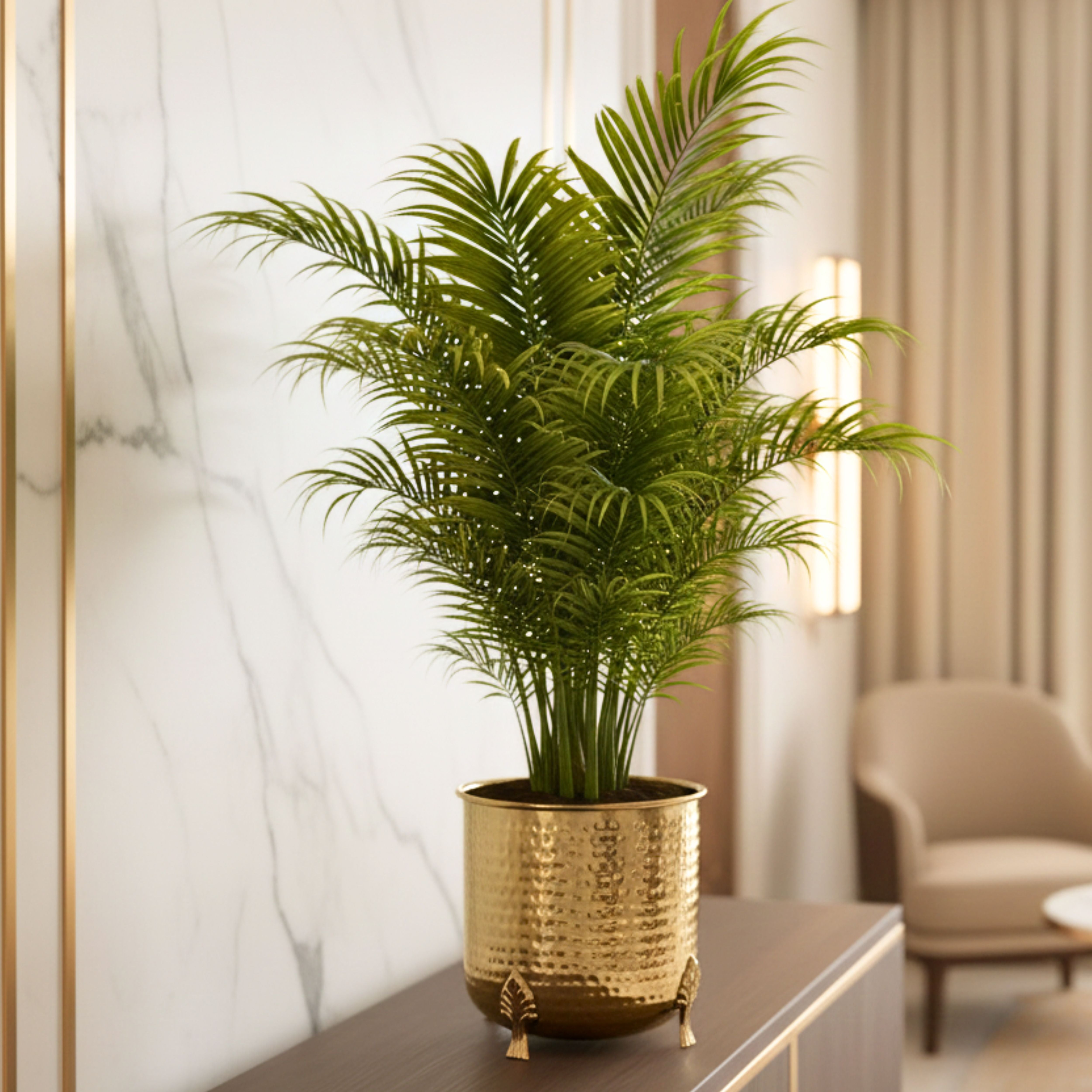 Leaf leg Metal Planter (Pot Only)