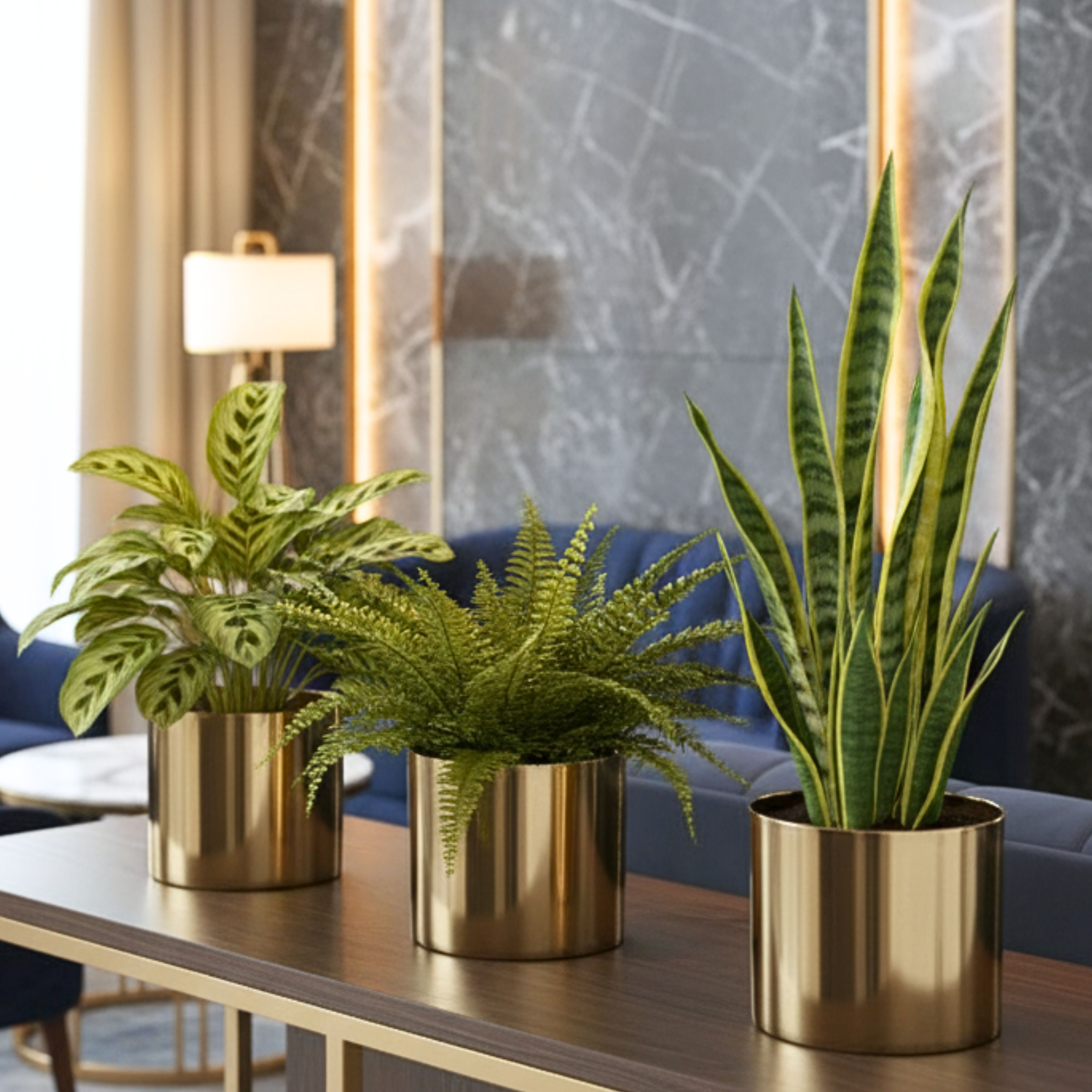 Mini Table-top Metal Planter, Set (Pot Only)