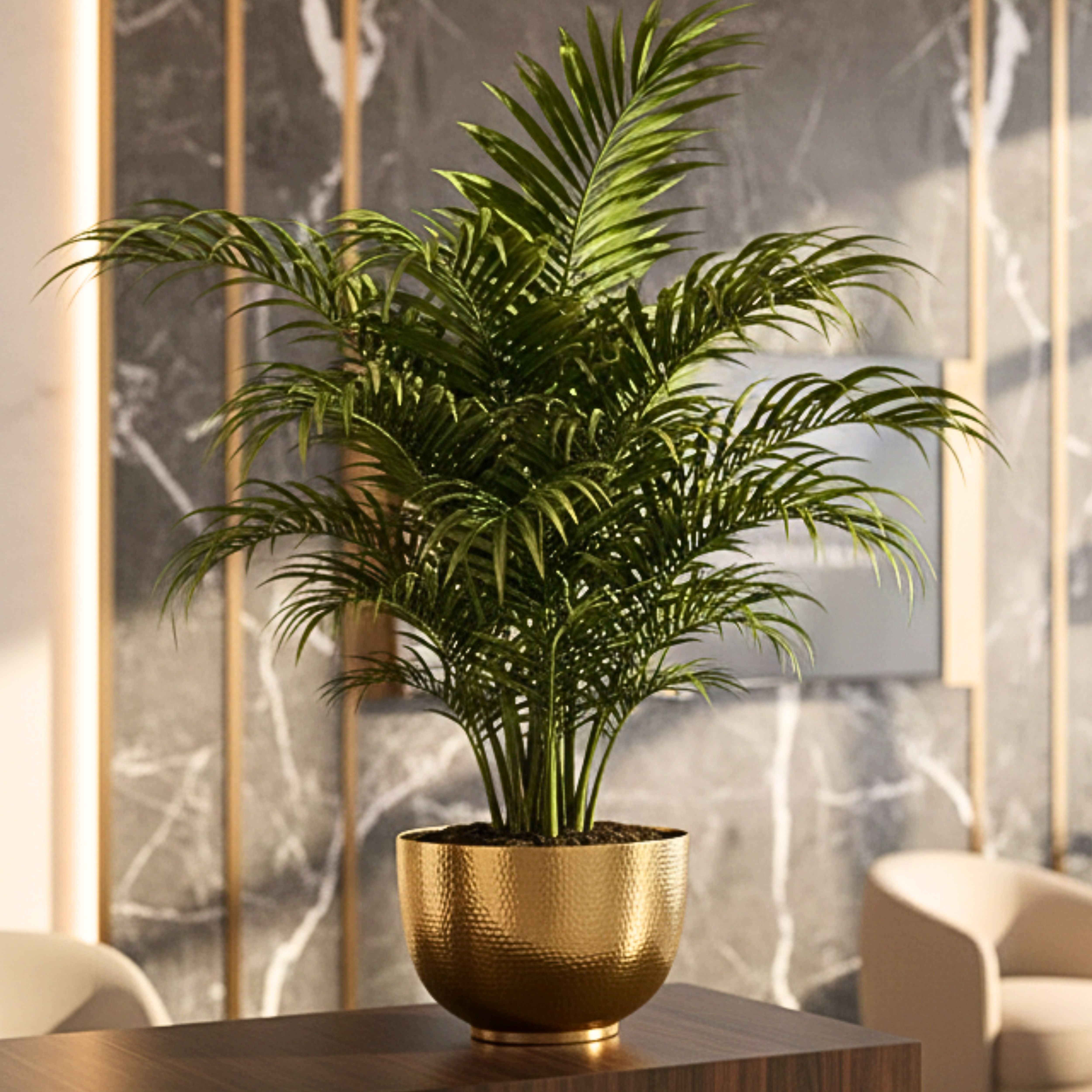 Elegant Bowl Metal Flower Vase