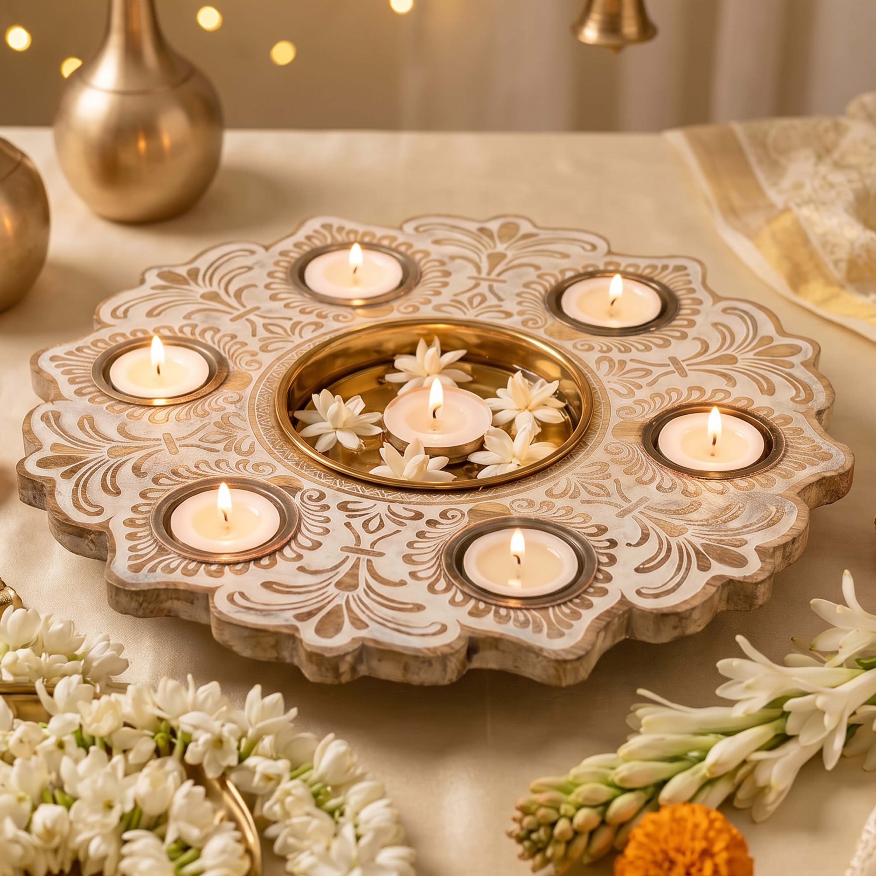 Mandala Urli – White
