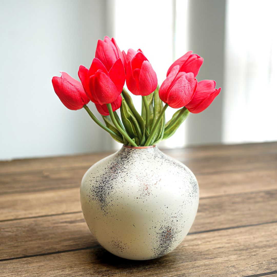Metal Bud Flower Vase - Behoma