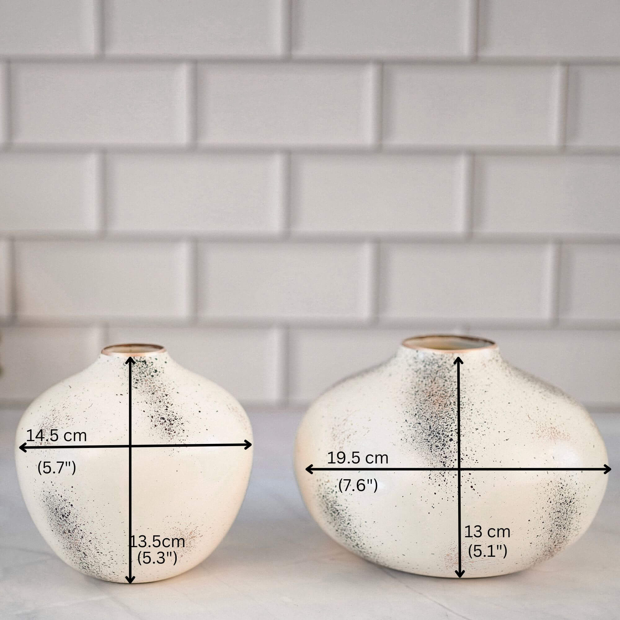 Metal Bud Flower Vase Set - Behoma