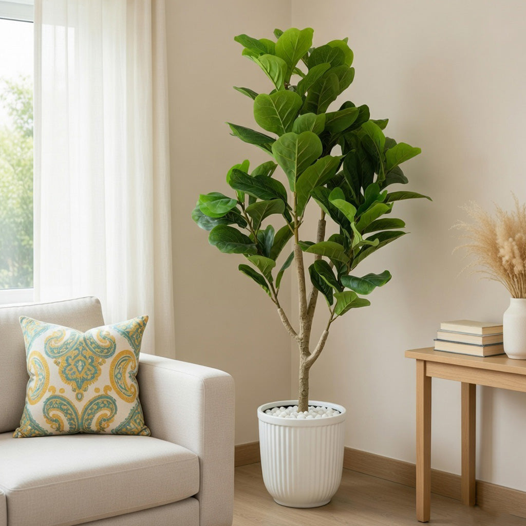 Fiddle Leaf Elegance, Artificial Plant