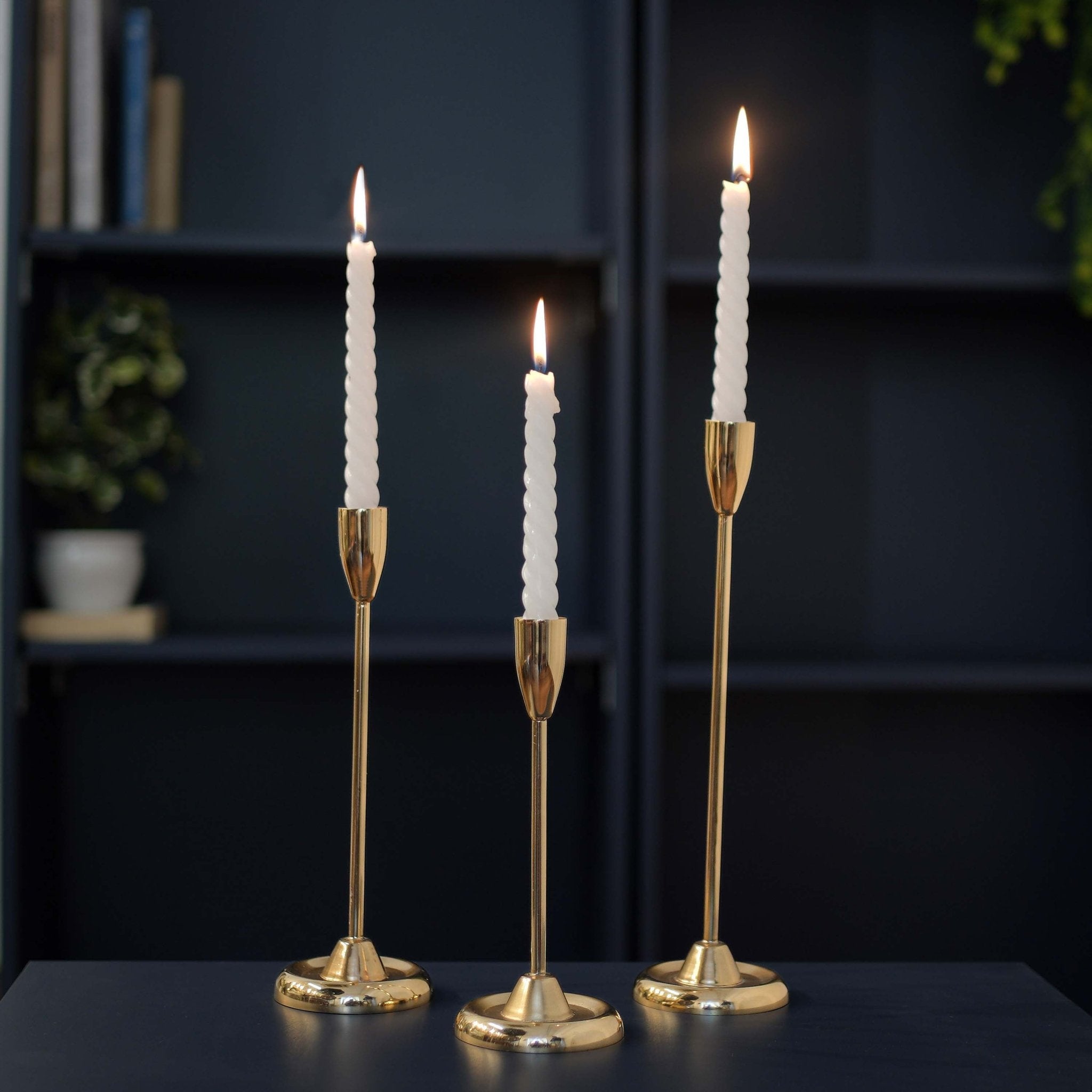 Tall Cast Iron Taper Candle Holder Set | A Cottage in the City Tall Cast Iron Taper Candle Holder Set | A Cottage in the City