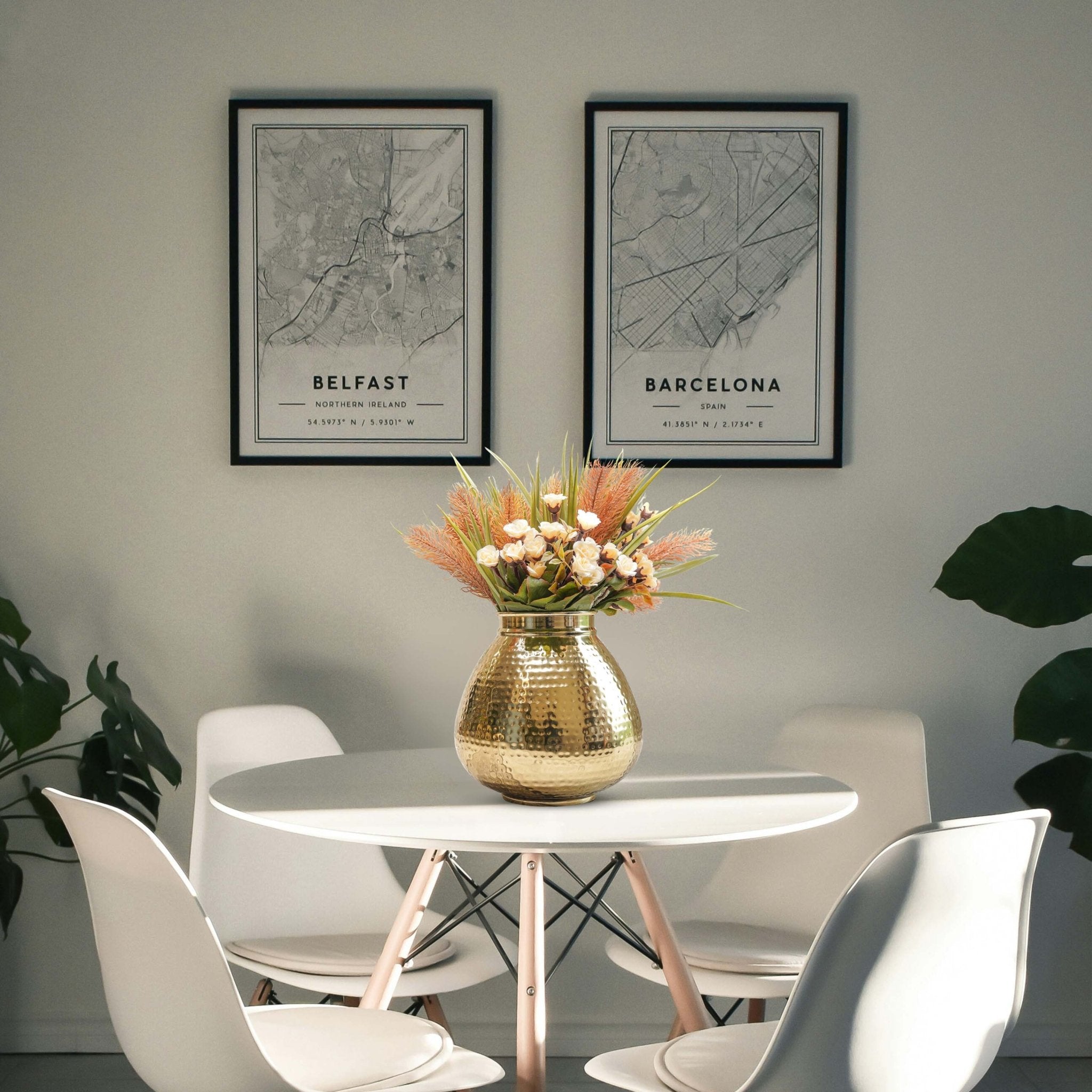 Metal Vase, metal flower vase, anniversary gift