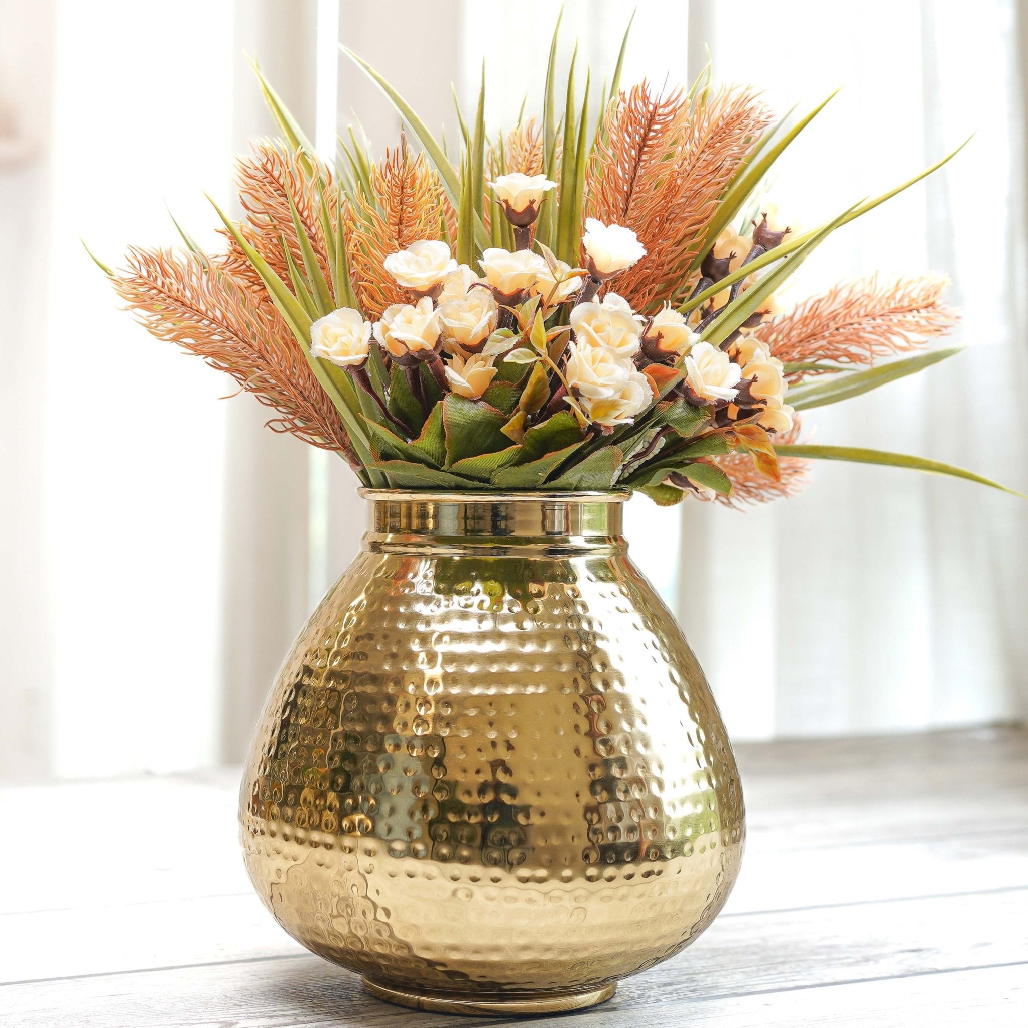 Metal Vase, metal flower vase, anniversary gift
