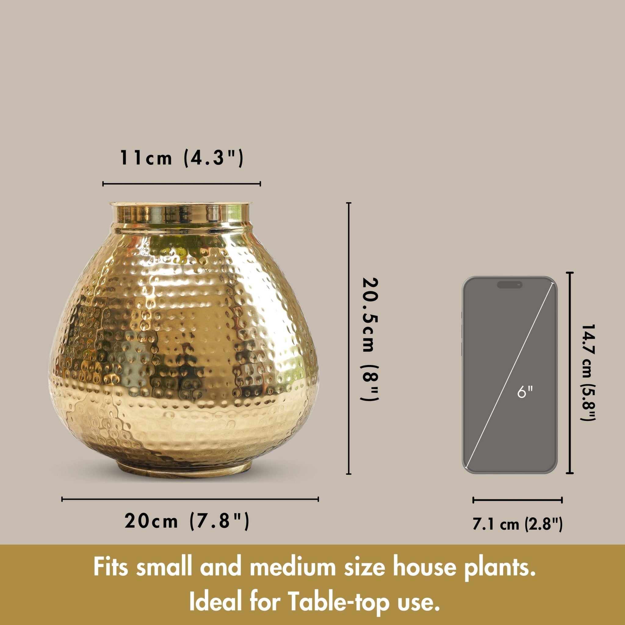 Metal Vase, metal flower vase, anniversary gift