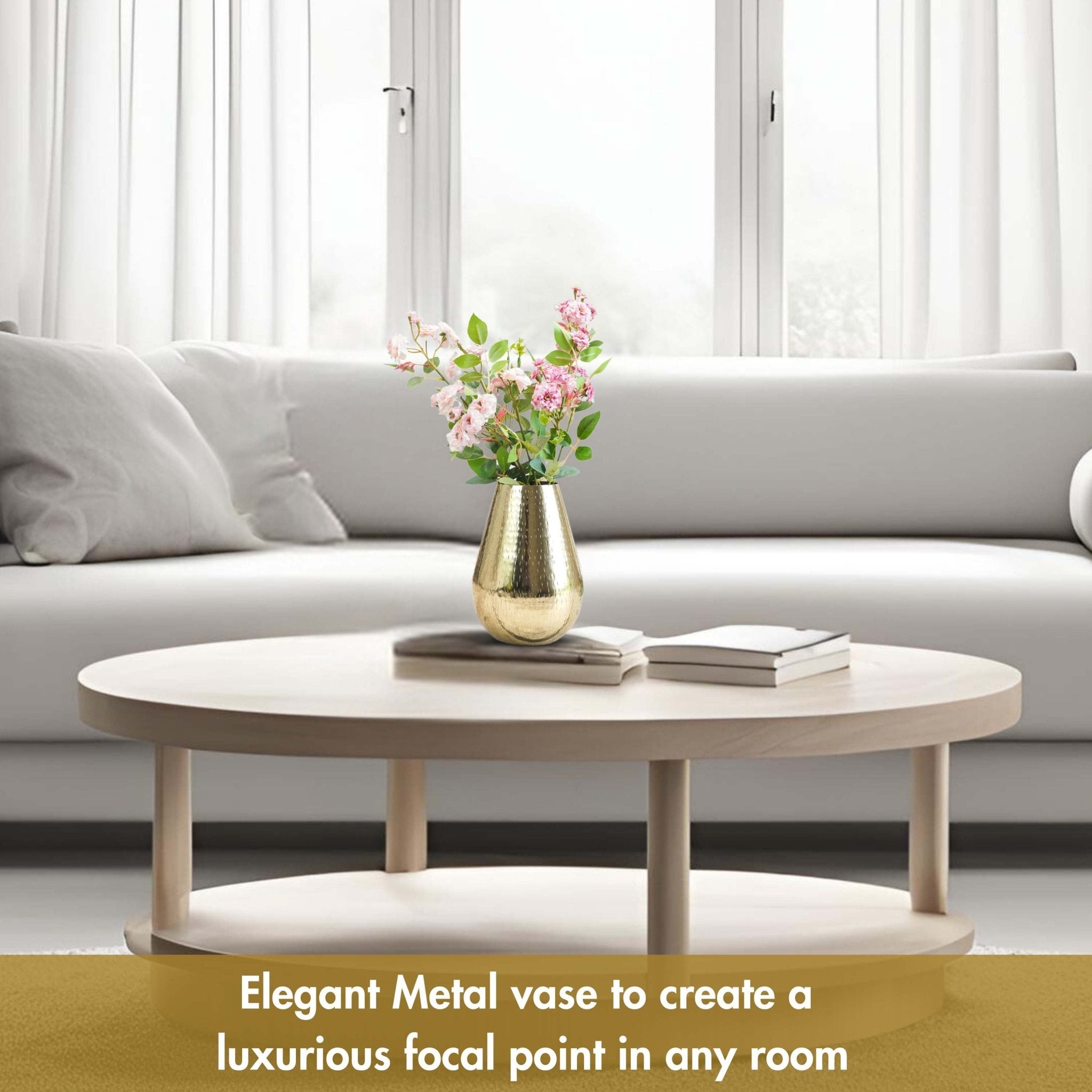 Metal Vase, Unique Gifts for Her, Women's Day Gift