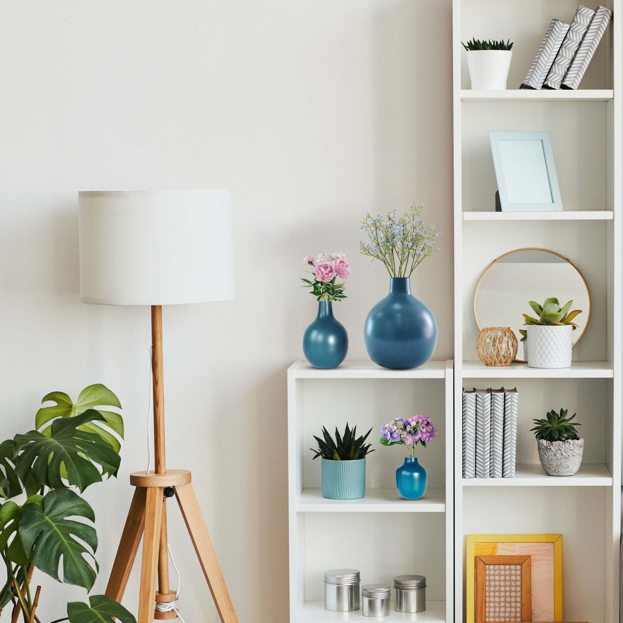 Metal Flower Vase Set of 3 | Behoma