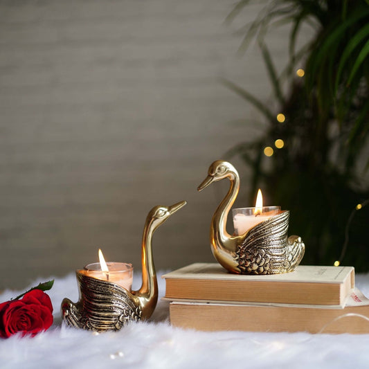 Metal Swan Pair, Birthday gift, Anniversary gift, Housewarming gift, Rakhi Gift