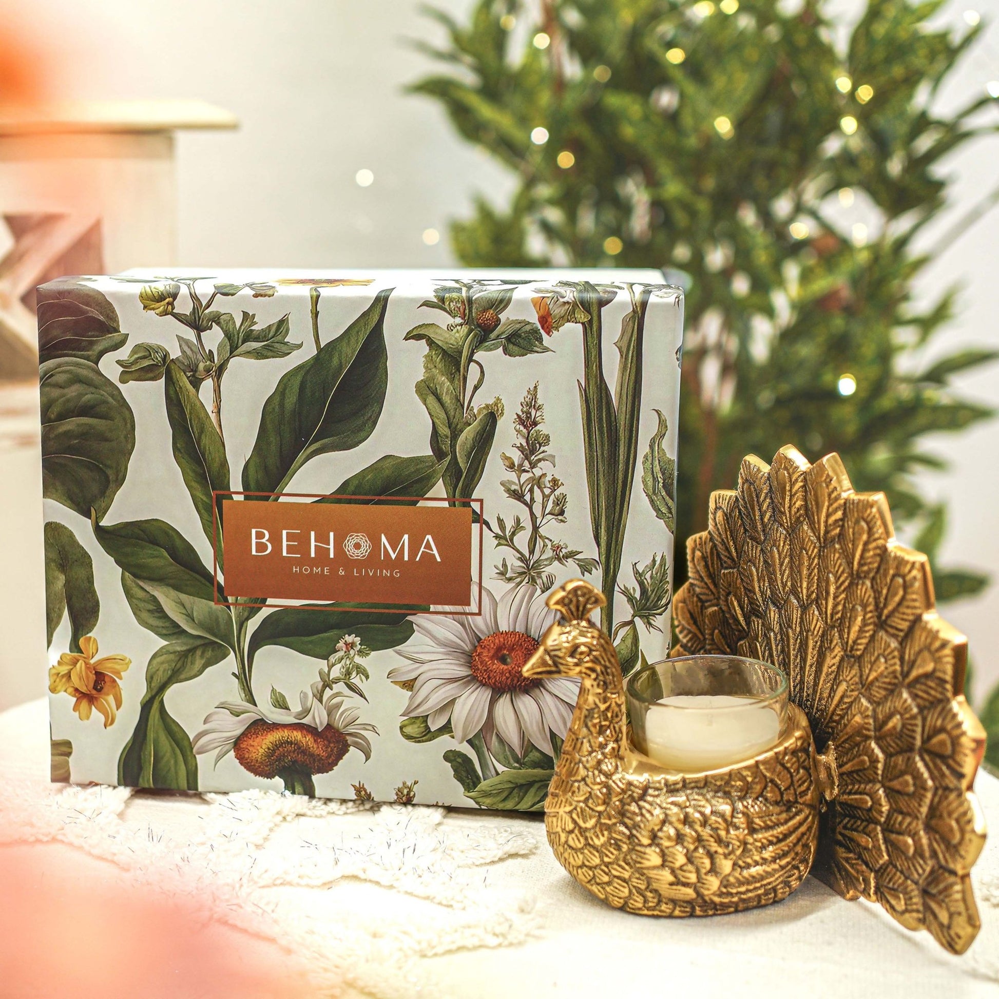 Metal Peacock Rakhi Gift