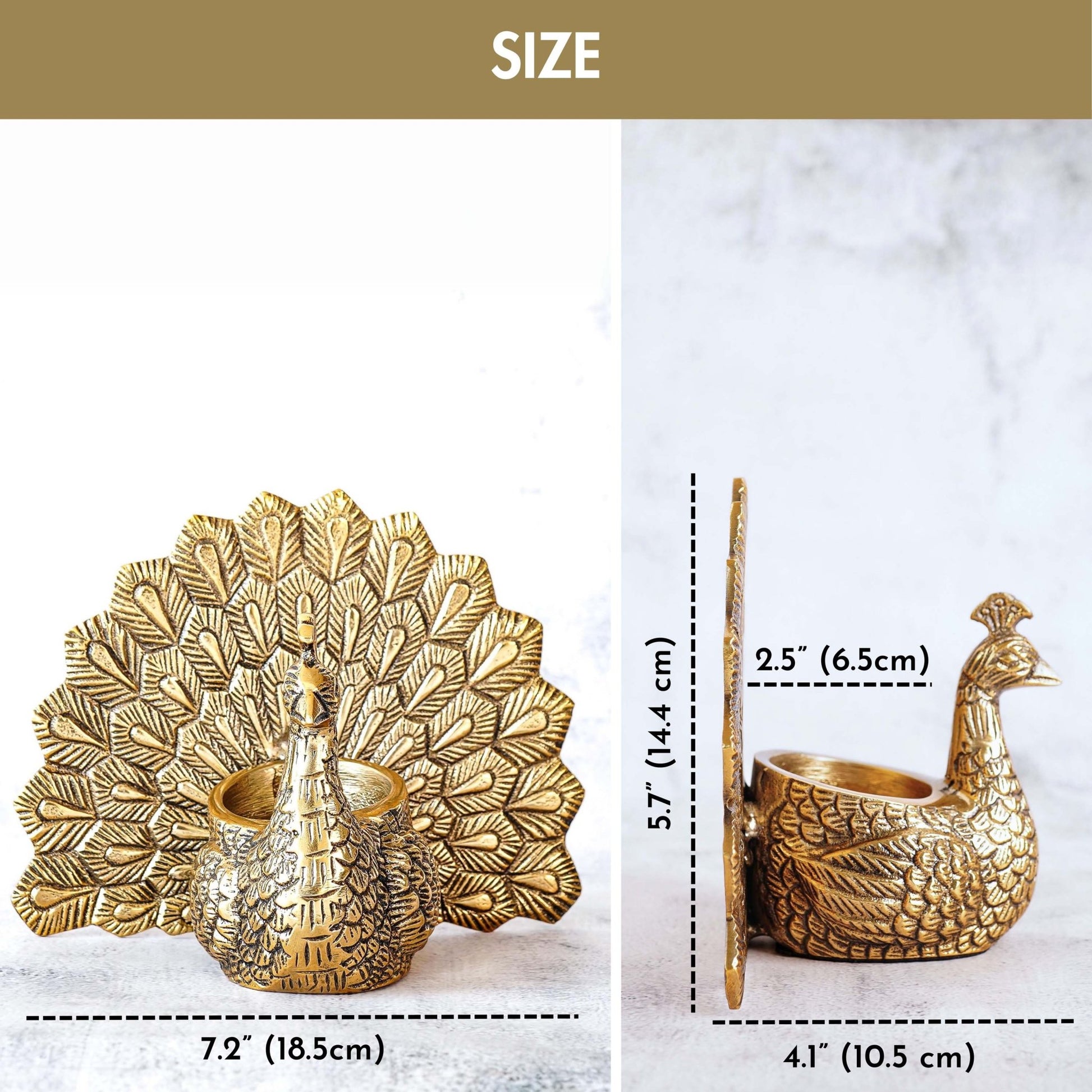 Metal Peacock Rakhi Gift