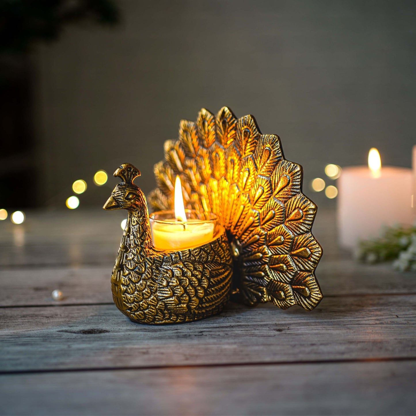 Metal Peacock Rakhi Gift