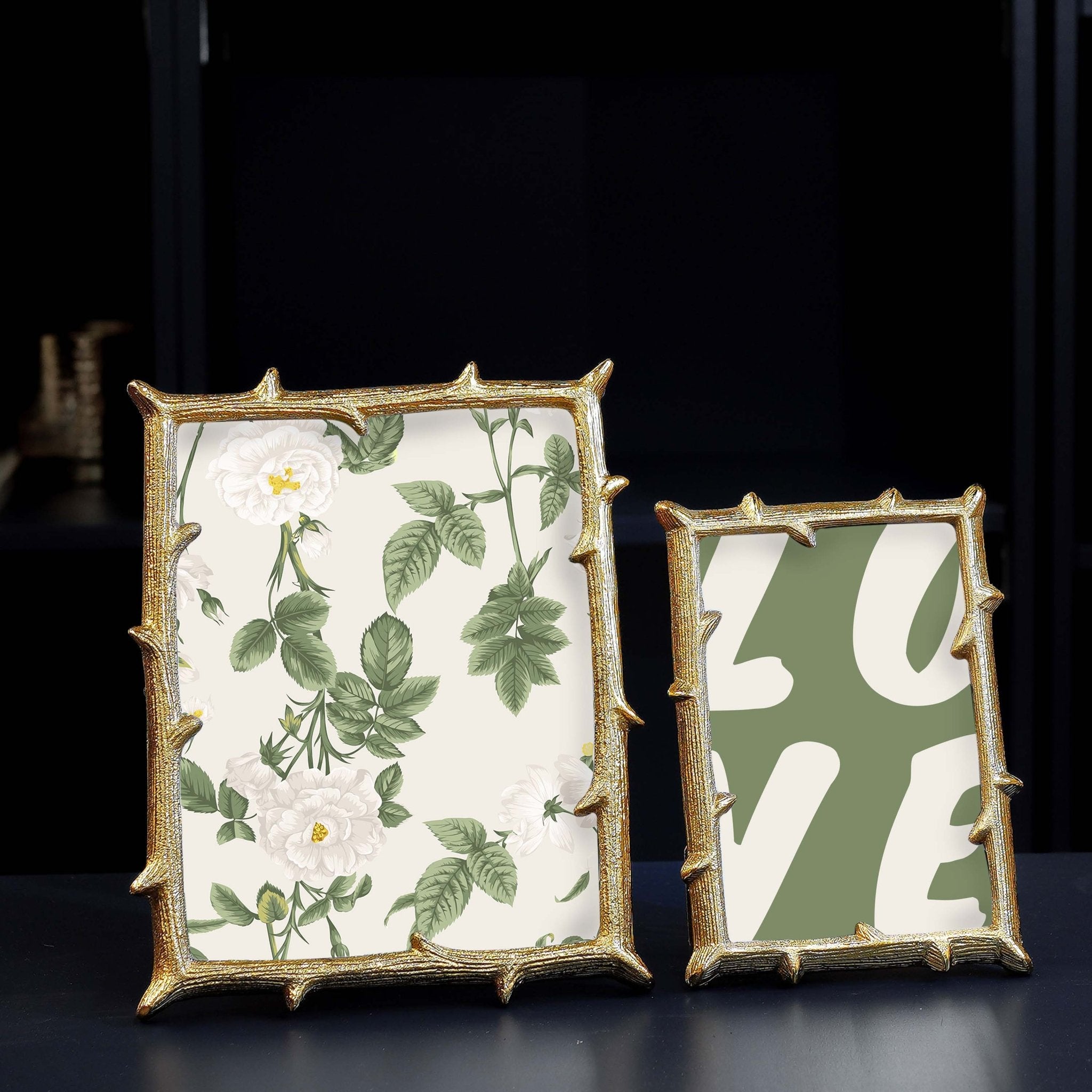 Metal Photo frame, anniversary gifts, gifts for mom, gift set