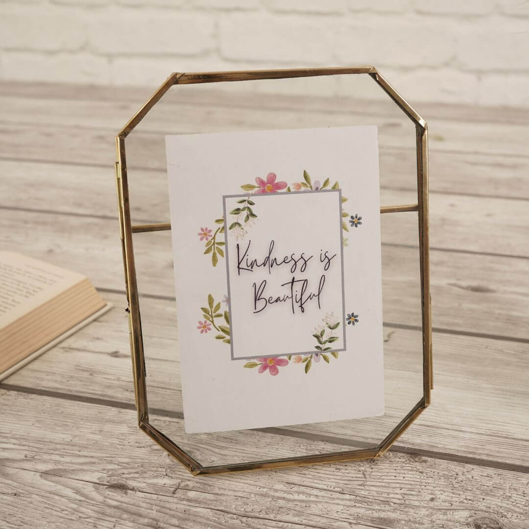 Floating frame, glass photo frame, wedding gifts, anniversary gifts, birthday gift, gift ideas