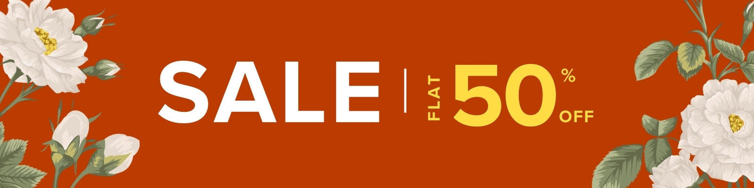 FLAT 50% OFF