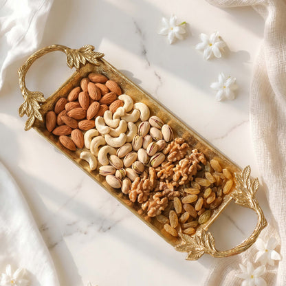 Leaf Essence Tray, Gold