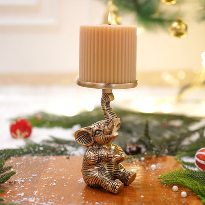 Baby Elephant Candle Holder