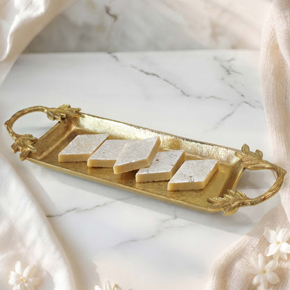Leaf Essence Tray, Gold