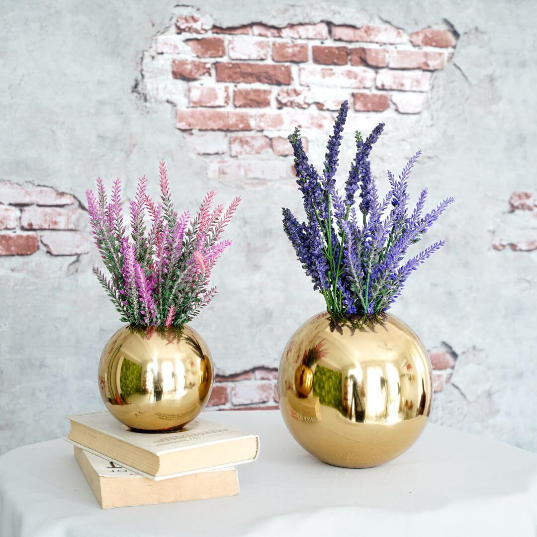 Metal Flower vase, Set of 2