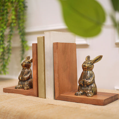 Rabbit Bookends Set