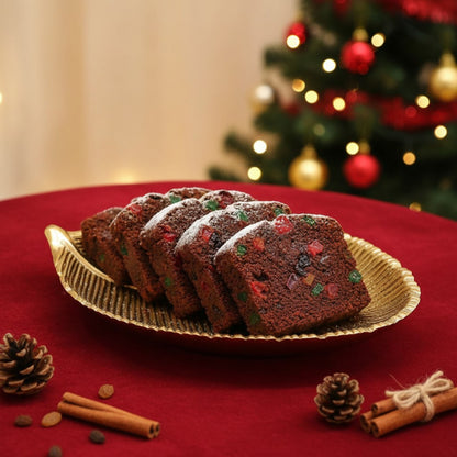 Leaf-shaped Metal Platter, Small