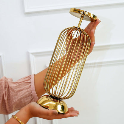 Large Cage Candle Holder