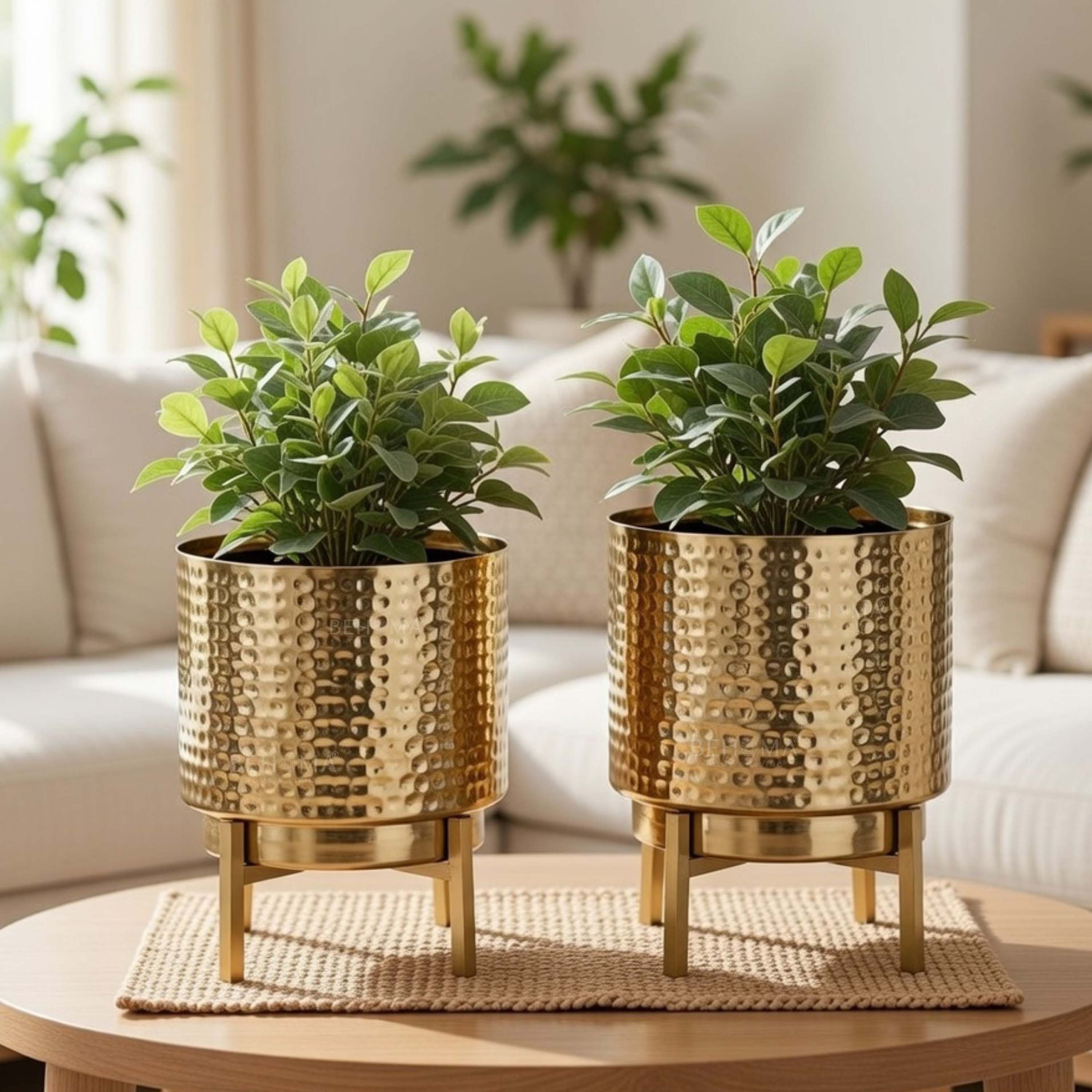 Elegance Metal Planter, Set (Planter Only)