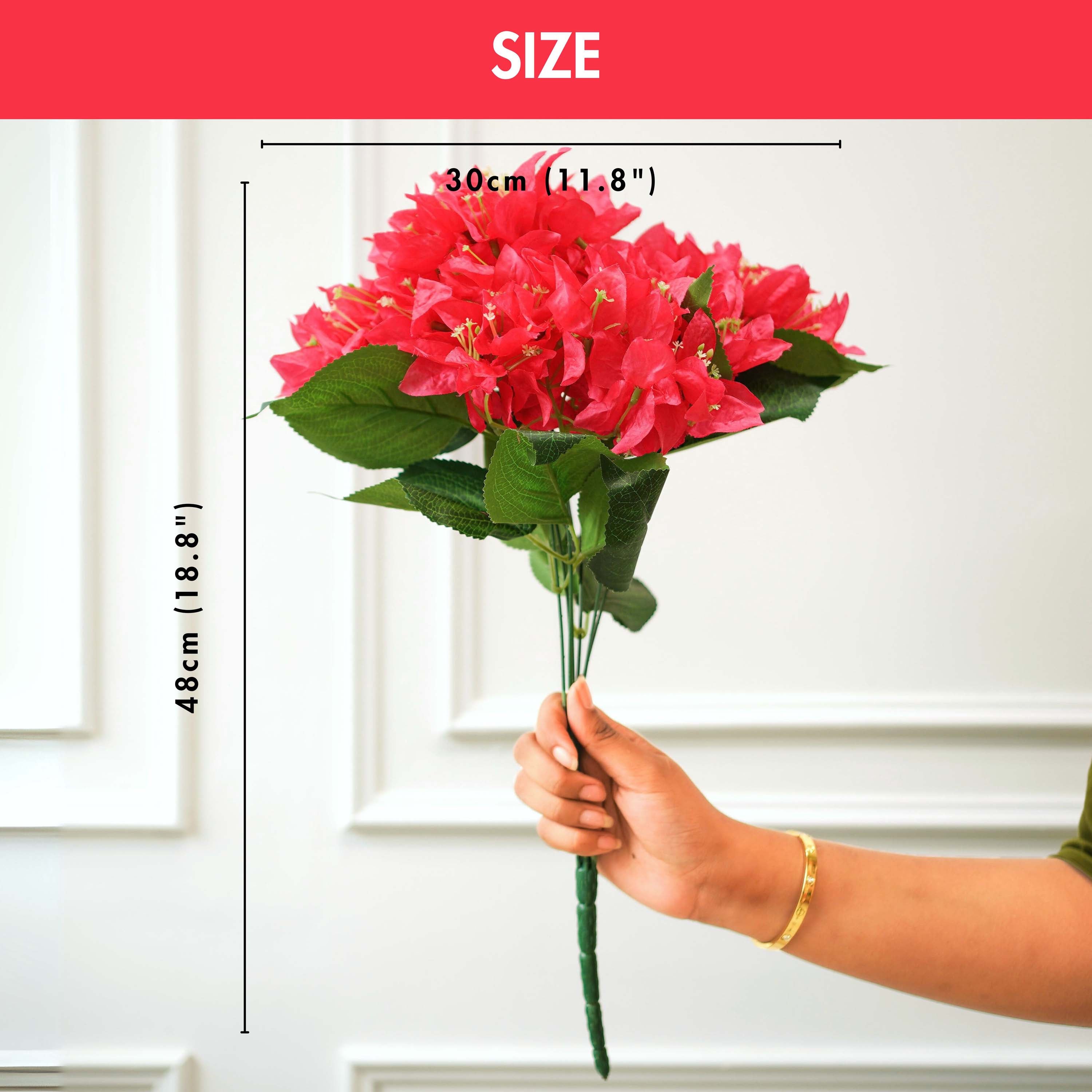 Bougainvillea Bouquet, Pink (Faux Flowers)