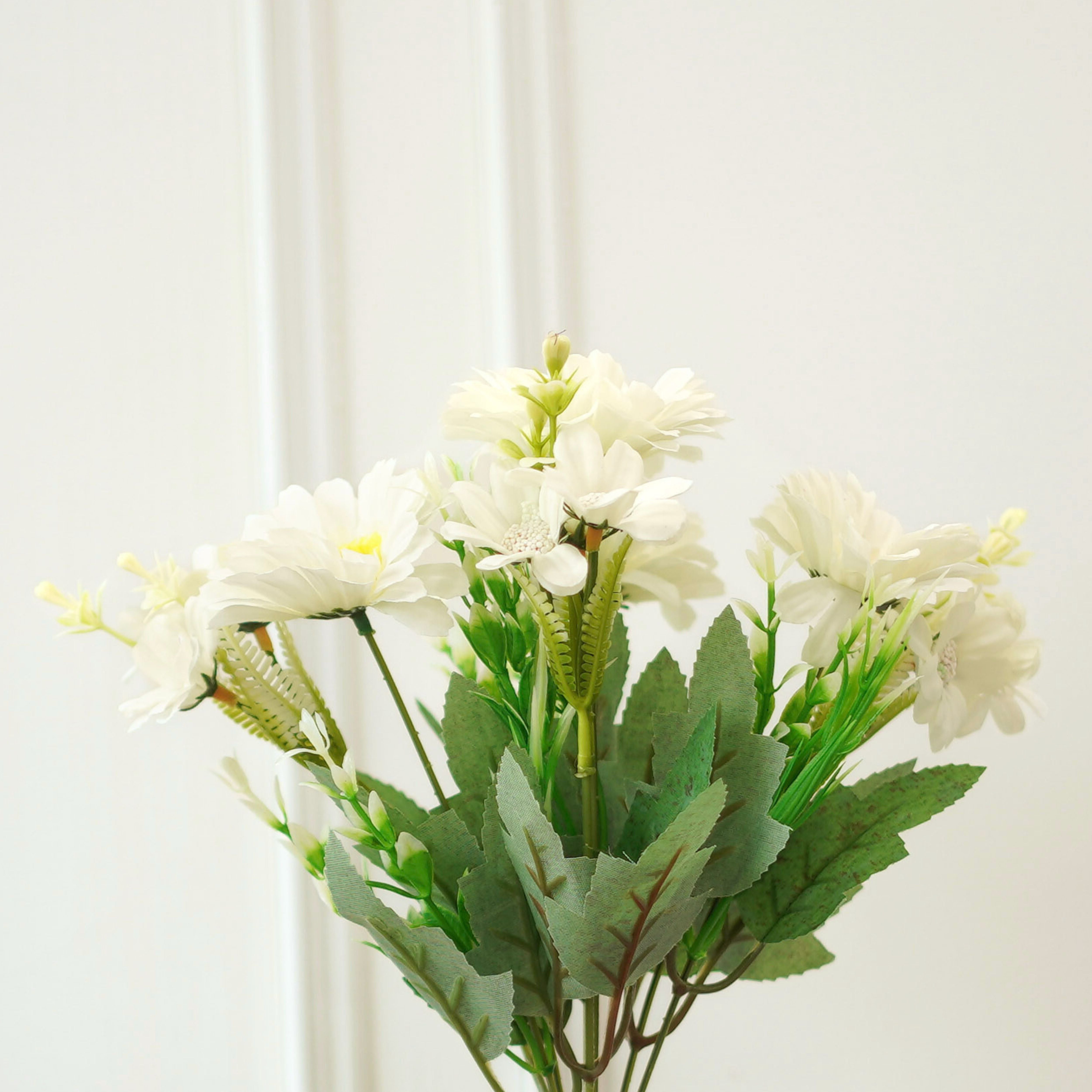 White Radiance Flower Arrangement (Faux Flower)