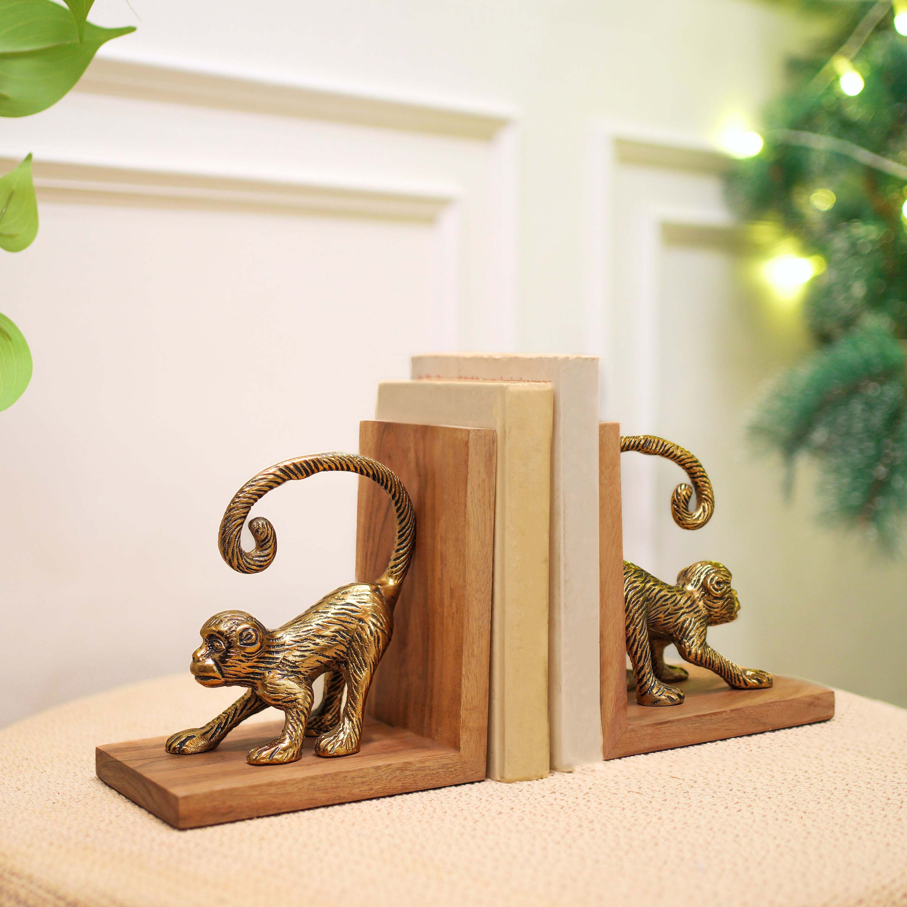 Monkey Bookends Set