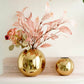 Ball Flower vase Gold set of 2 