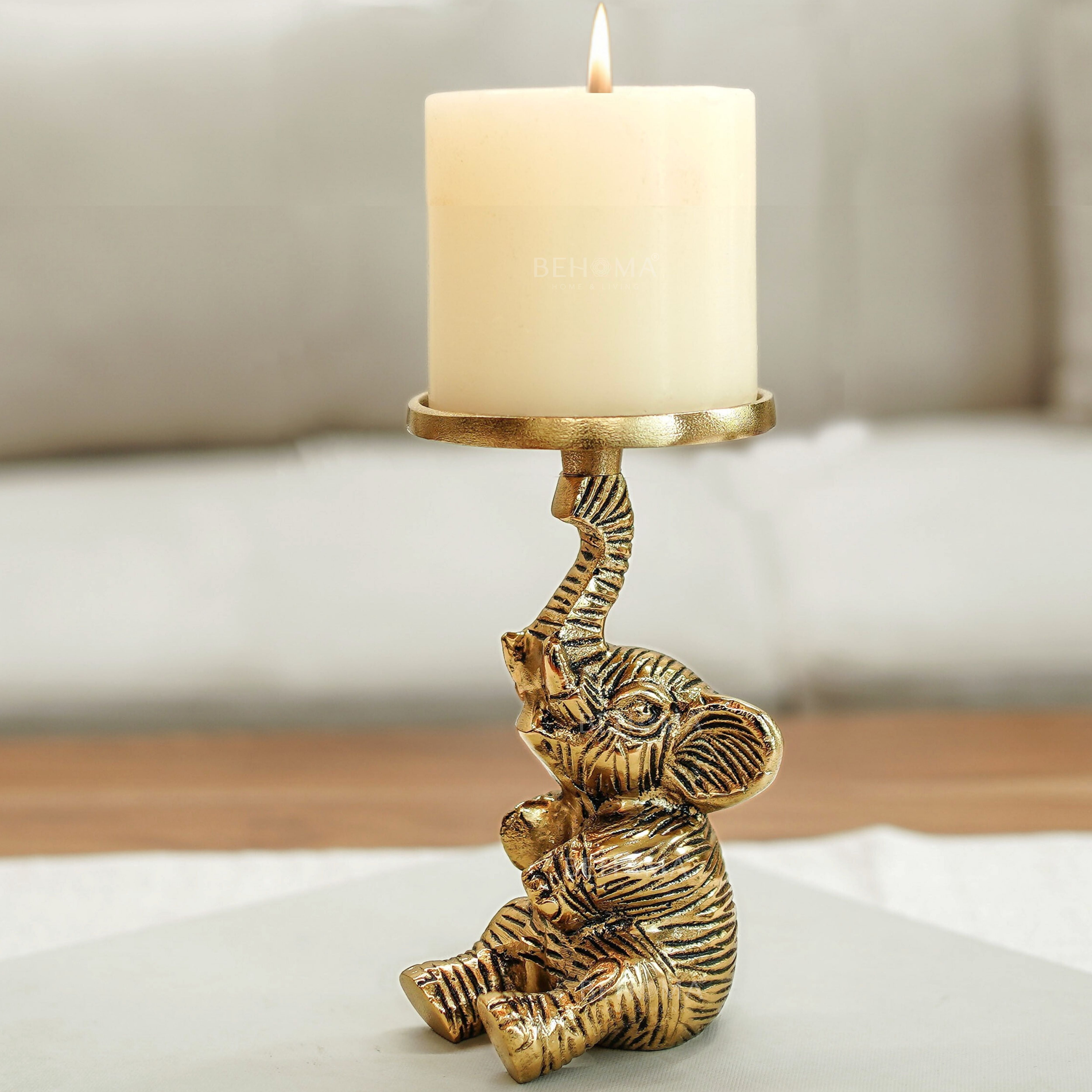 Baby Elephant Candle Holder