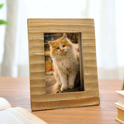 Wave Photo Frame, Gold, 4x6