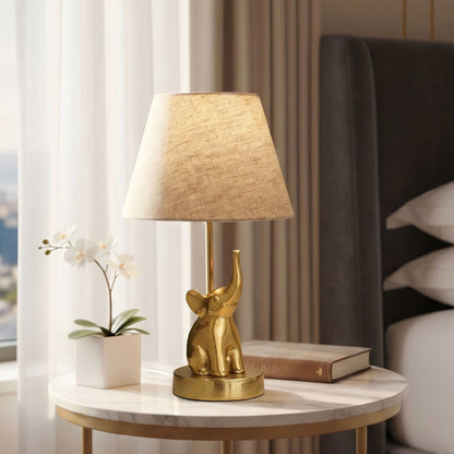 Elephant Figurine Table Lamp