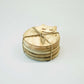 Sleepy Cat Wooden Coaster, Set of 4