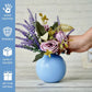 Ball Flower vase blue small