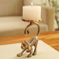 Metal Monkey Candle Holder