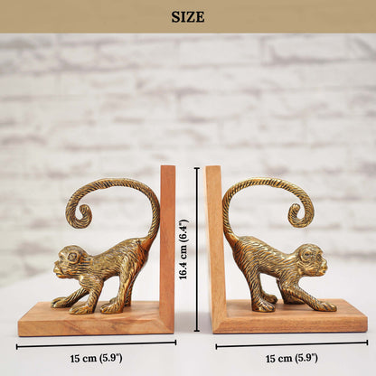 Monkey Bookends Set