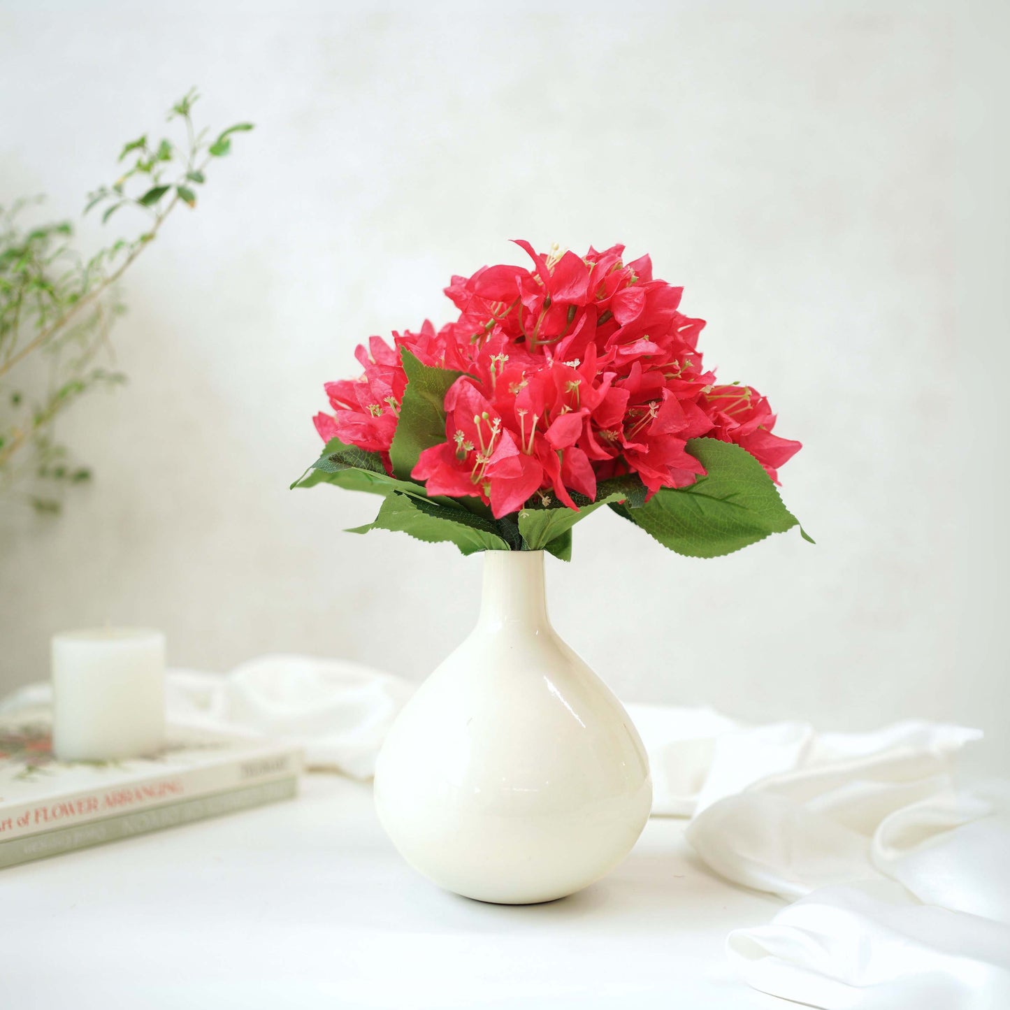 Bougainvillea Bouquet, Pink (Faux Flowers)