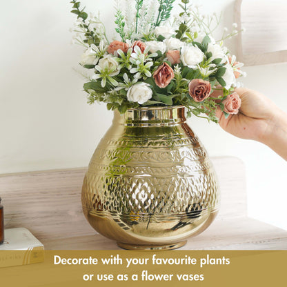 Metal Vase, metal flower vase, housewarming, anniversary gift