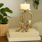 Metal Monkey Candle Holder