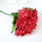 Combo of Ribbed Metal Vase and Bougainvillea