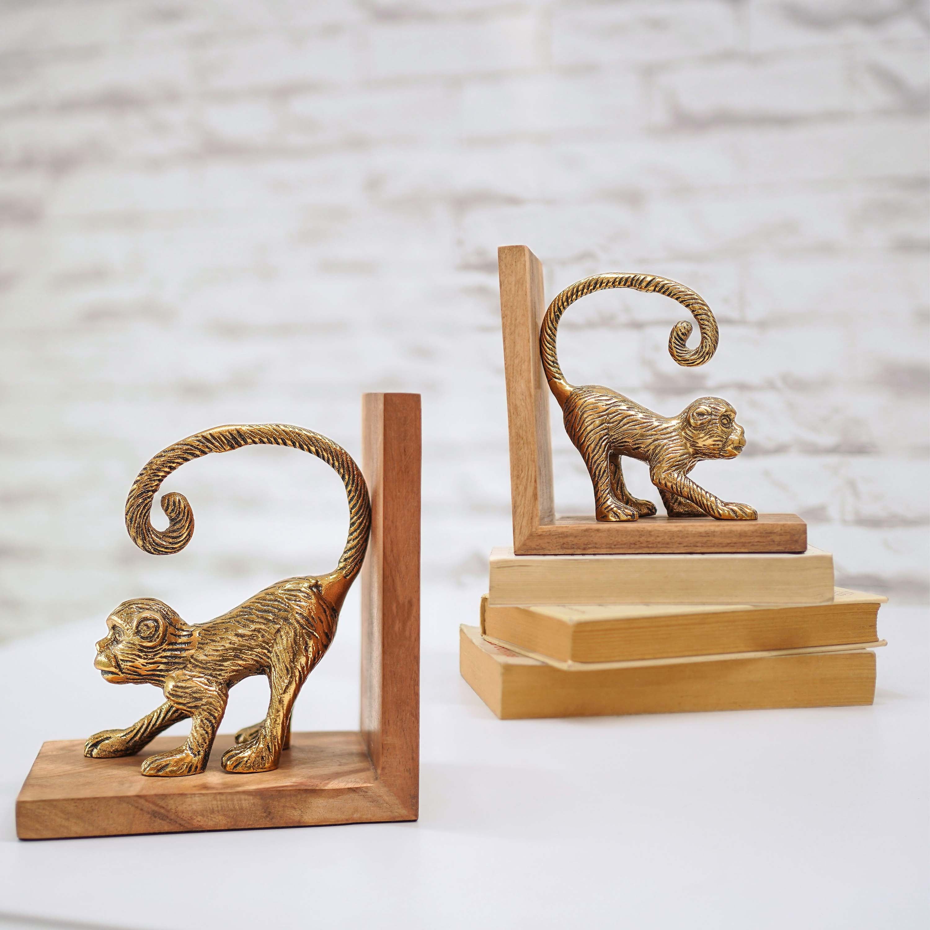 Monkey Bookends Set