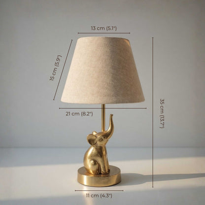 Elephant Figurine Table Lamp