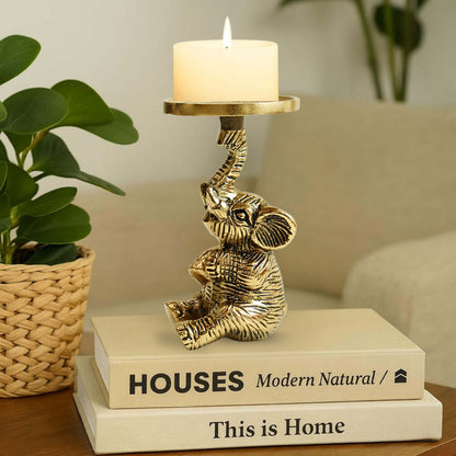 Baby Elephant Candle Holder