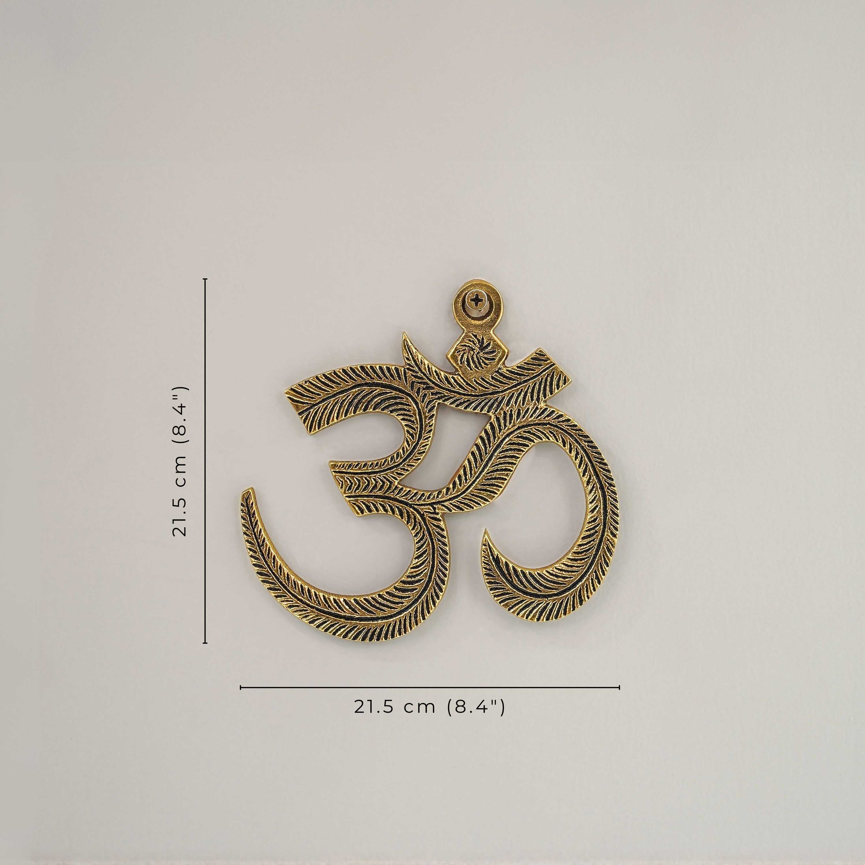 Brass Om Wall Hanging