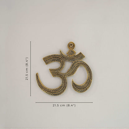 Brass Om Wall Hanging