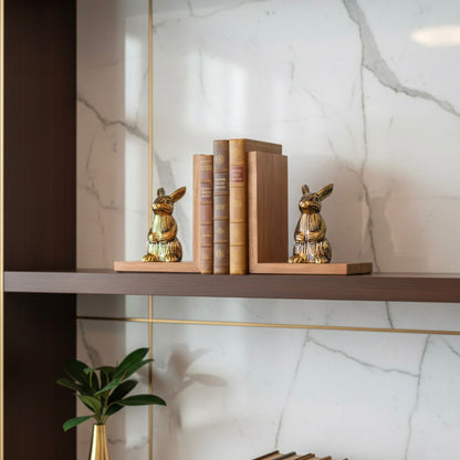 Rabbit Bookends Set