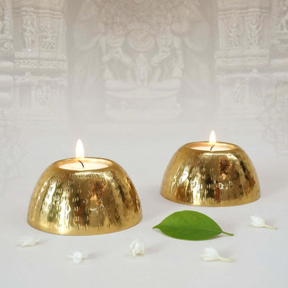 Pebble Bowl Tealight Holder, Set
